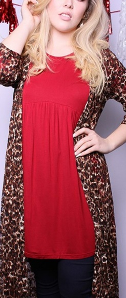 🛍Leopard Lace Duster - Picture 3 of 4